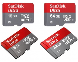 SD Micro 32 GB SanDisk Ultra Class10 100MB/s б/ад